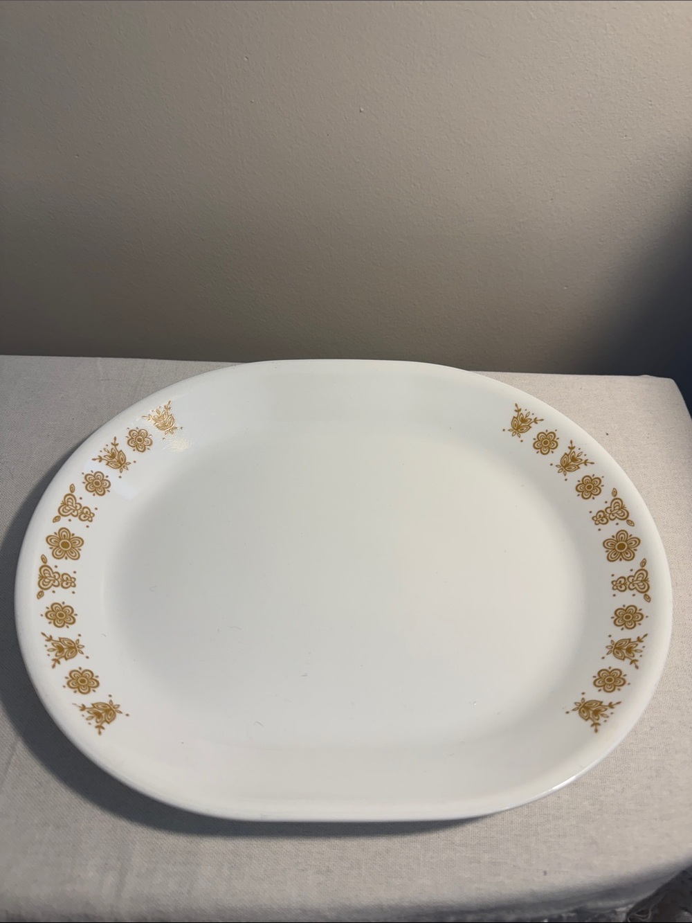 Vintage Corelle Butterfly Gold Platter